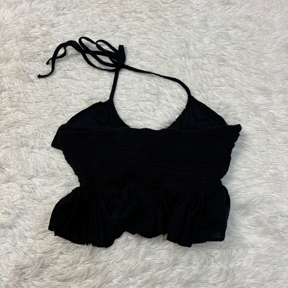 Free People Dandelion Solid Halter Top Black - Picture 6 of 6